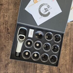 Hwato Vacuum Cupping Therapy Set Unisex OS Clear 12 Cups Gua Sha Massage Kit